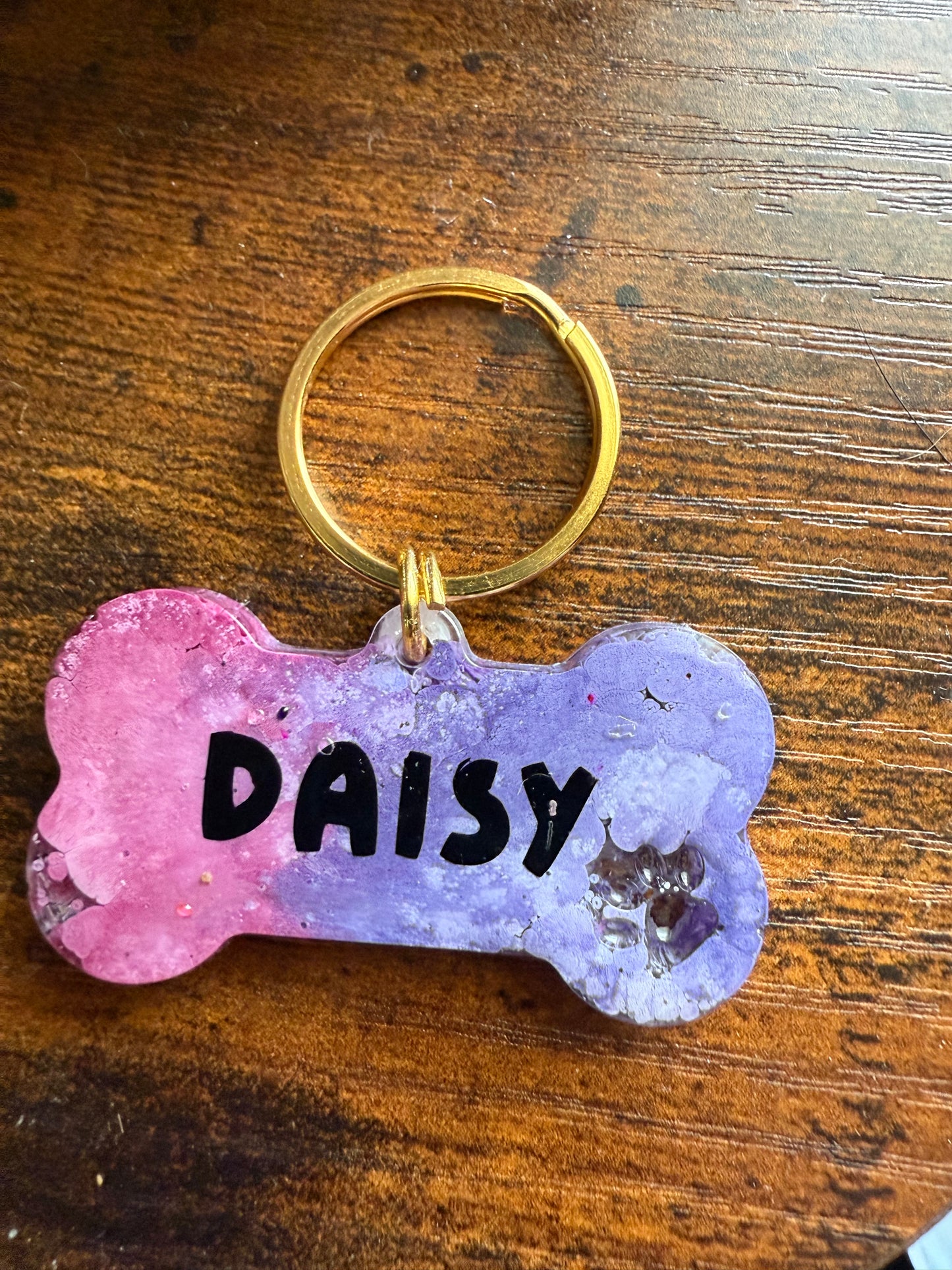 Custom Pet Tag Bone Shape Medium